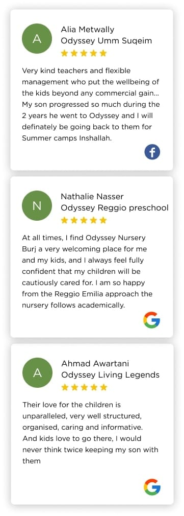 A set of business cards with different colors on them.